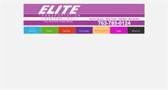 Desktop Screenshot of elitetransportationsys.com